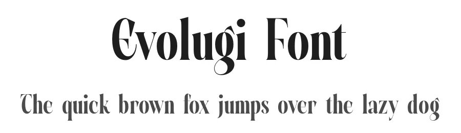 Evolugi Font by timelesstype.co — Display Font