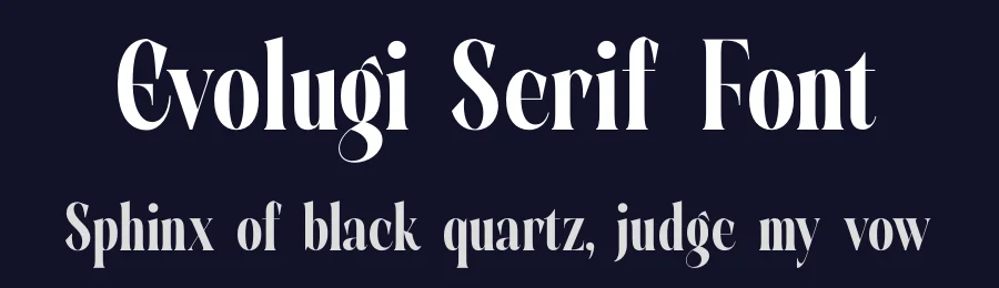 Evolugi Serif Font by timelesstype.co — Display Font — thumbnail 2