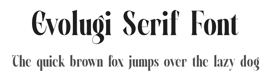 Evolugi Serif Font by timelesstype.co — Display Font