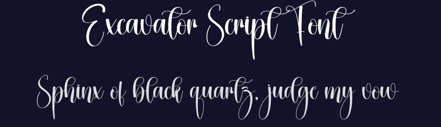 Excavator Script Font by creativeletter — Script Handwritten Font — thumbnail 2