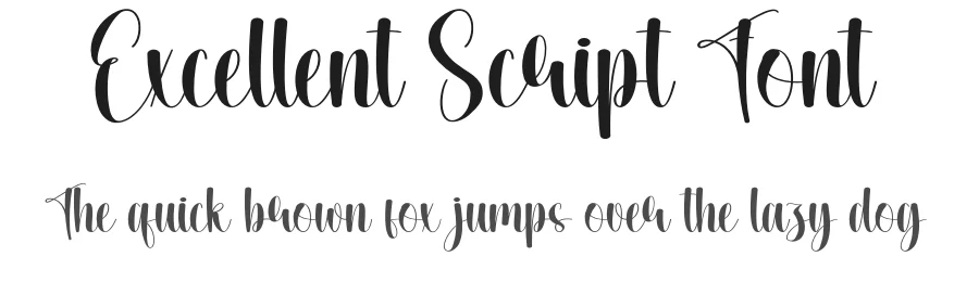 Excellent Script Font by creativeletter — Script Handwritten Font