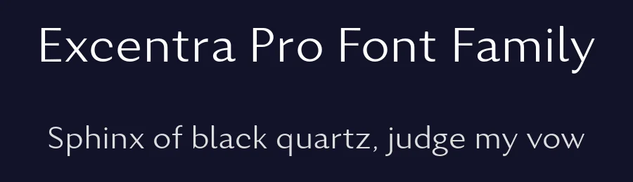 Excentra Pro Font Family by Mint Type — Sans Serif Font — thumbnail 2