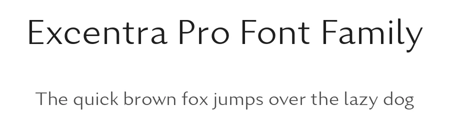 Excentra Pro Font Family by Mint Type — Sans Serif Font