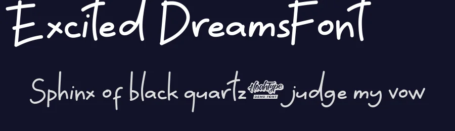 Excited Dreams Font by noahtype — Display Font — thumbnail 2