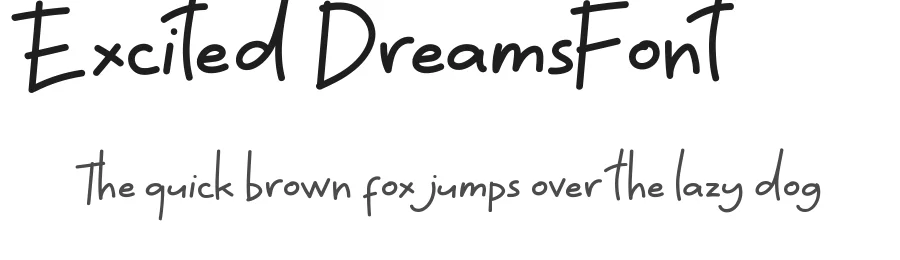 Excited Dreams Font by noahtype — Display Font