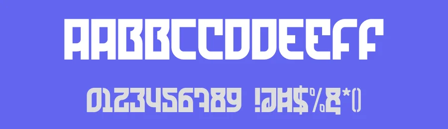 Exoflash Font by Designed by figuree — Display Font — thumbnail 3
