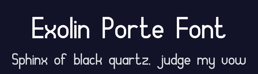 Exolin Porte Font by ErmediaStudio — Decorative Font — thumbnail 2