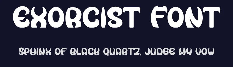 Exorcist Font by RoninDesign — Display Font — thumbnail 2