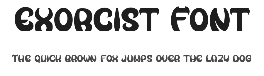 Exorcist Font by RoninDesign — Display Font