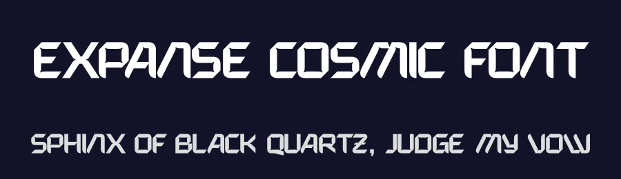Expanse Cosmic Font by timelesstype.co — Display Font — thumbnail 2