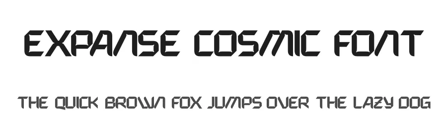 Expanse Cosmic Font by timelesstype.co — Display Font