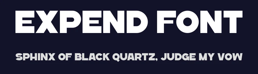 Expend Font by Marvadesign — Display Font — thumbnail 2