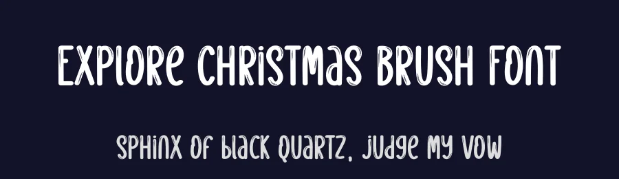 Explore Christmas Brush Font by creativeletter — Script Handwritten Font — thumbnail 2