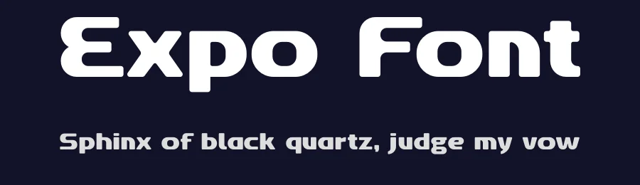 Expo Font by DonMarciano — Sans Serif Font — thumbnail 2