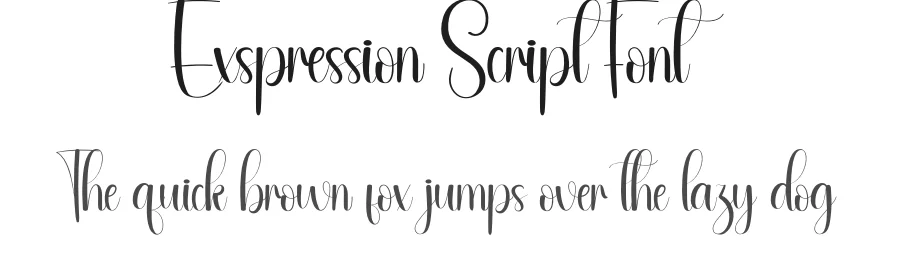 Exspression Script Font by andikastudio — Script Handwritten Font