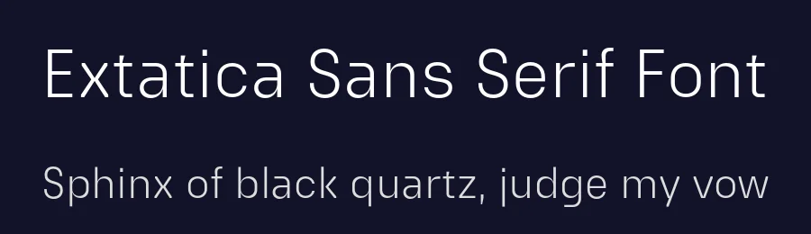 Extatica Sans Serif Font by Mint Type — Sans Serif Font — thumbnail 2