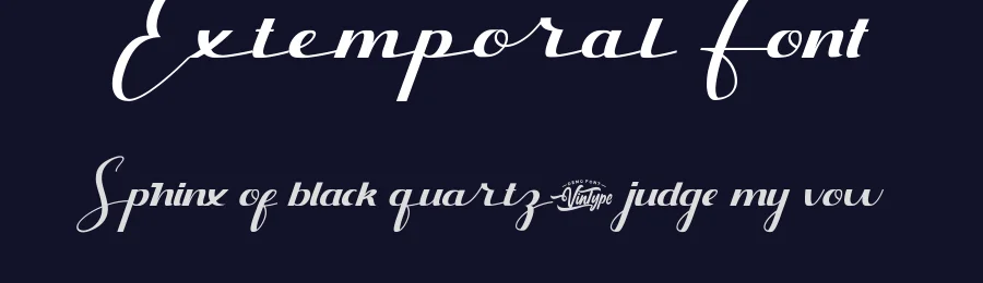 Extemporal Font by VinType — Script Handwritten Font — thumbnail 2