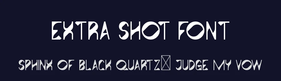 Extra Shot Font by edricstudio — Display Font — thumbnail 2