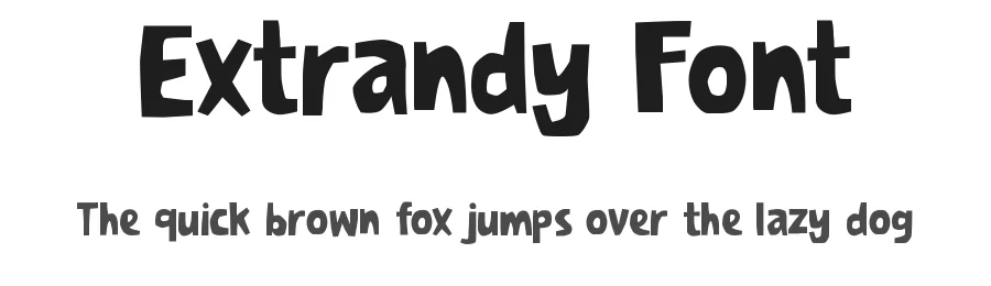 Extrandy Font by Rautan Studio — Decorative Font