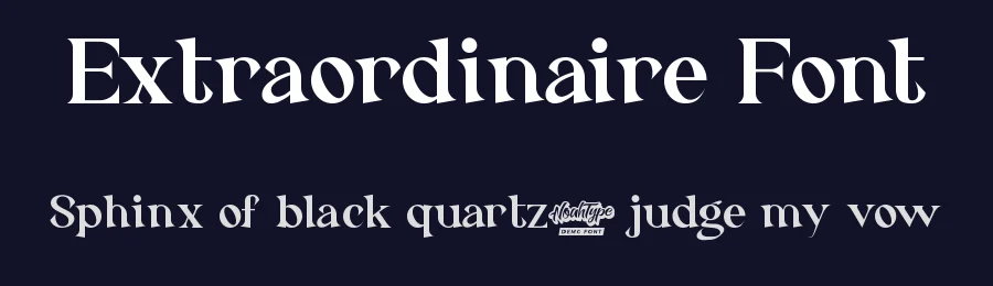 Extraordinaire Font by noahtype — Serif Font — thumbnail 2