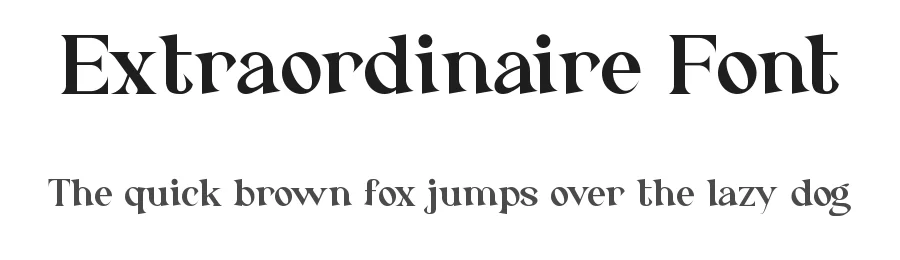 Extraordinaire Font by noahtype — Serif Font