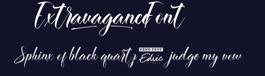Extravagance Font by edricstudio — Script Handwritten Font — thumbnail 2