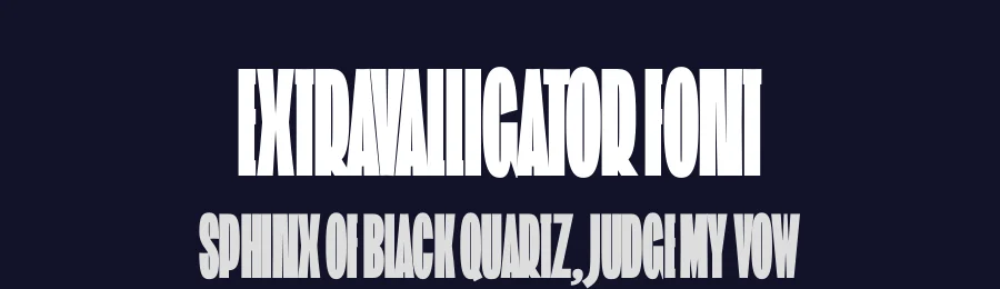 Extravalligator Font by Suolahti Type — Sans Serif Font — thumbnail 2