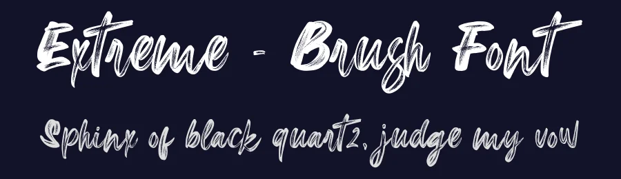 Extreme – Brush Font by Murebek Type — Script Handwritten Font — thumbnail 2