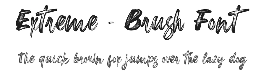 Extreme – Brush Font by Murebek Type — Script Handwritten Font