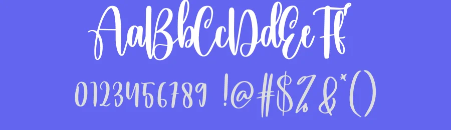 Eyelash Script Font by creativeletter — Script Handwritten Font — thumbnail 3