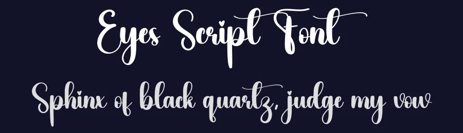 Eyes Script Font by creativeletter — Script Handwritten Font — thumbnail 2