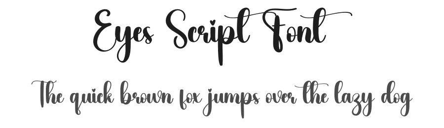 Eyes Script Font by creativeletter — Script Handwritten Font