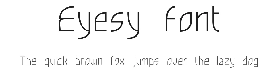 Eyesy Font by freefontsfamily — Display Font