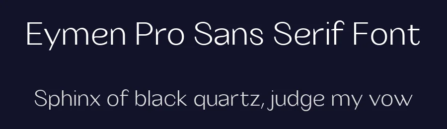 Eymen Pro Sans Serif Font by Serdar Öztürk — Sans Serif Font — thumbnail 2
