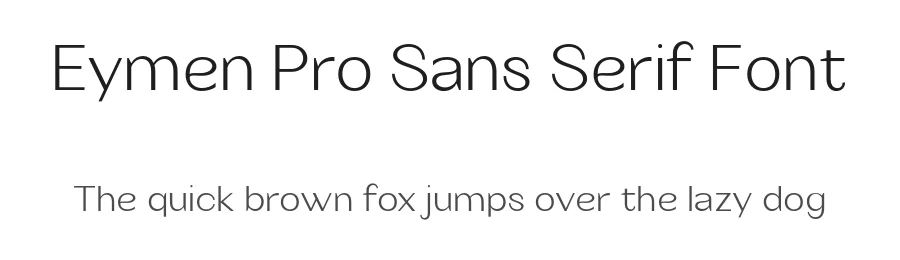 Eymen Pro Sans Serif Font by Serdar Öztürk — Sans Serif Font