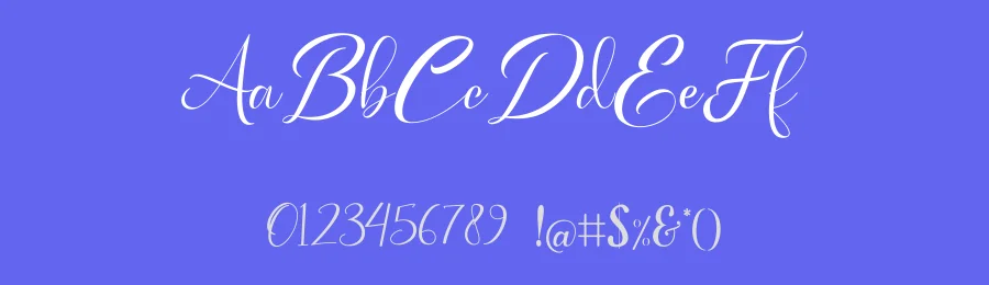 Fabella Flower Calligraphy Font by yontype — Script Handwritten Font — thumbnail 3