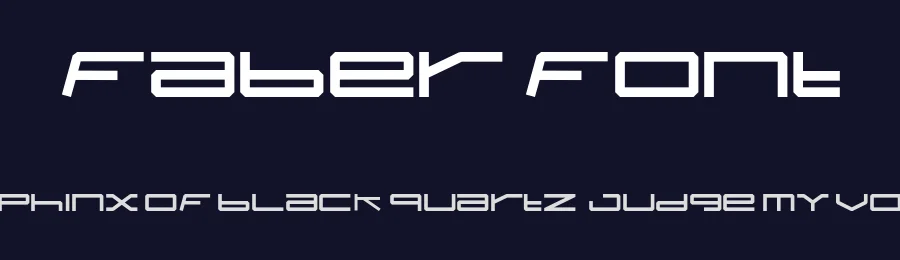 Faber Font by Luis H. J. Rapp — Display Font — thumbnail 2