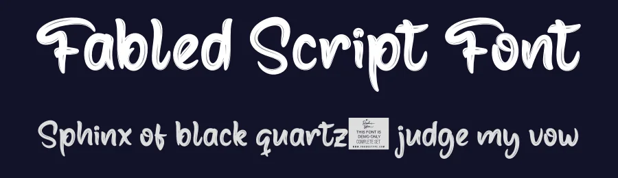 Fabled Script Font by productype — Script Handwritten Font — thumbnail 2
