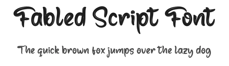 Fabled Script Font by productype — Script Handwritten Font