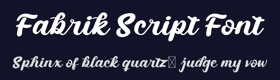Fabrik Script Font by twinletter — Script Handwritten Font — thumbnail 2