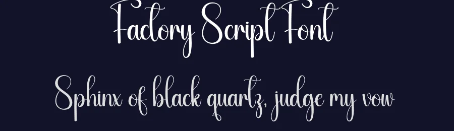 Factory Script Font by creativeletter — Script Handwritten Font — thumbnail 2