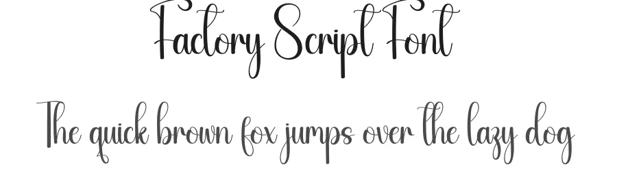 Factory Script Font by creativeletter — Script Handwritten Font