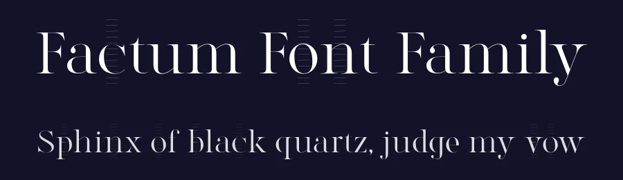 Factum Font Family by Fontop — Display Font — thumbnail 2