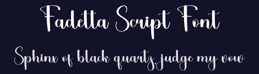 Fadetta Script Font by freshtypeink — Script Handwritten Font — thumbnail 2