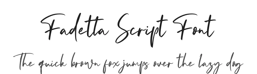 Fadetta Script Font by letterenastudios — Script Handwritten Font