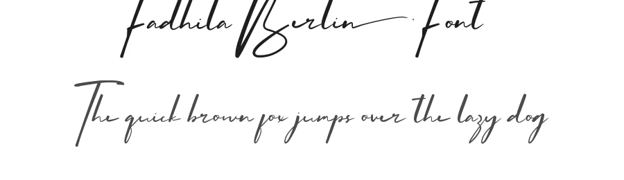 Fadhila Berlin Font by nihstudio — Decorative Font