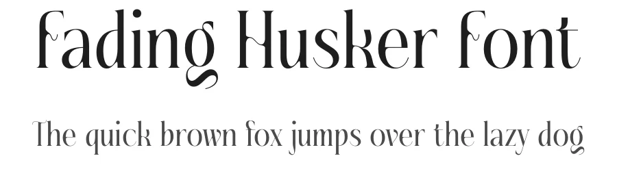 Fading Husker Font by timelesstype.co — Display Font