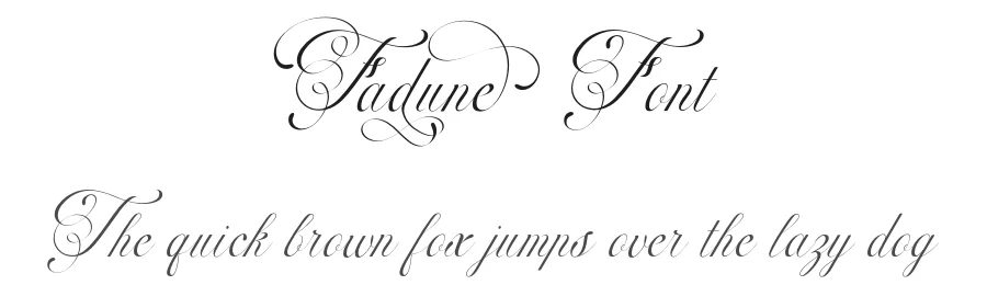 Fadune Font by NDNL Studio — Script Handwritten Font