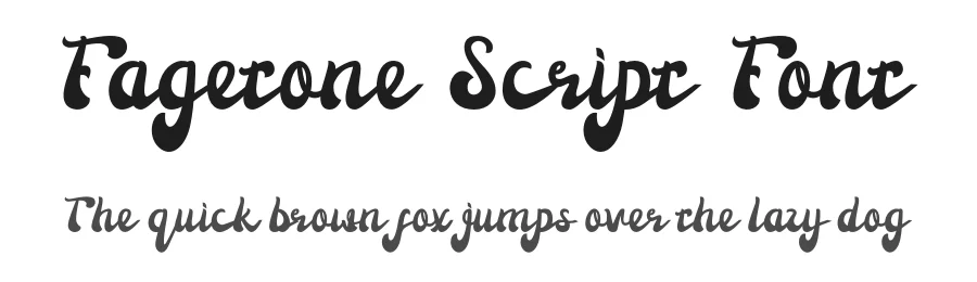 Fagetone Script Font by prioritype — Script Handwritten Font