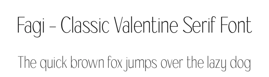 Fagi – Classic Valentine Serif Font by Casloop Studio — Decorative Font